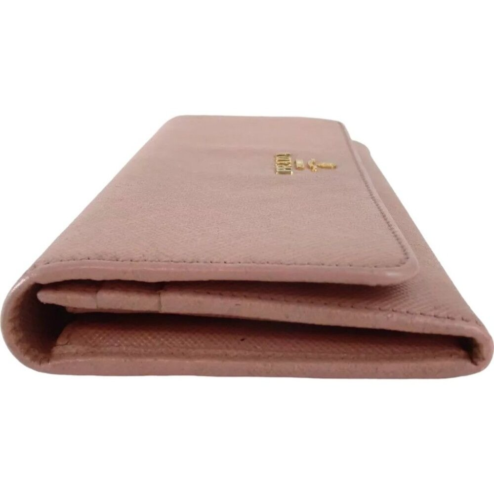 819174AM (G2) Prada Wallet Long Pink Leather - Picture 4 of 15